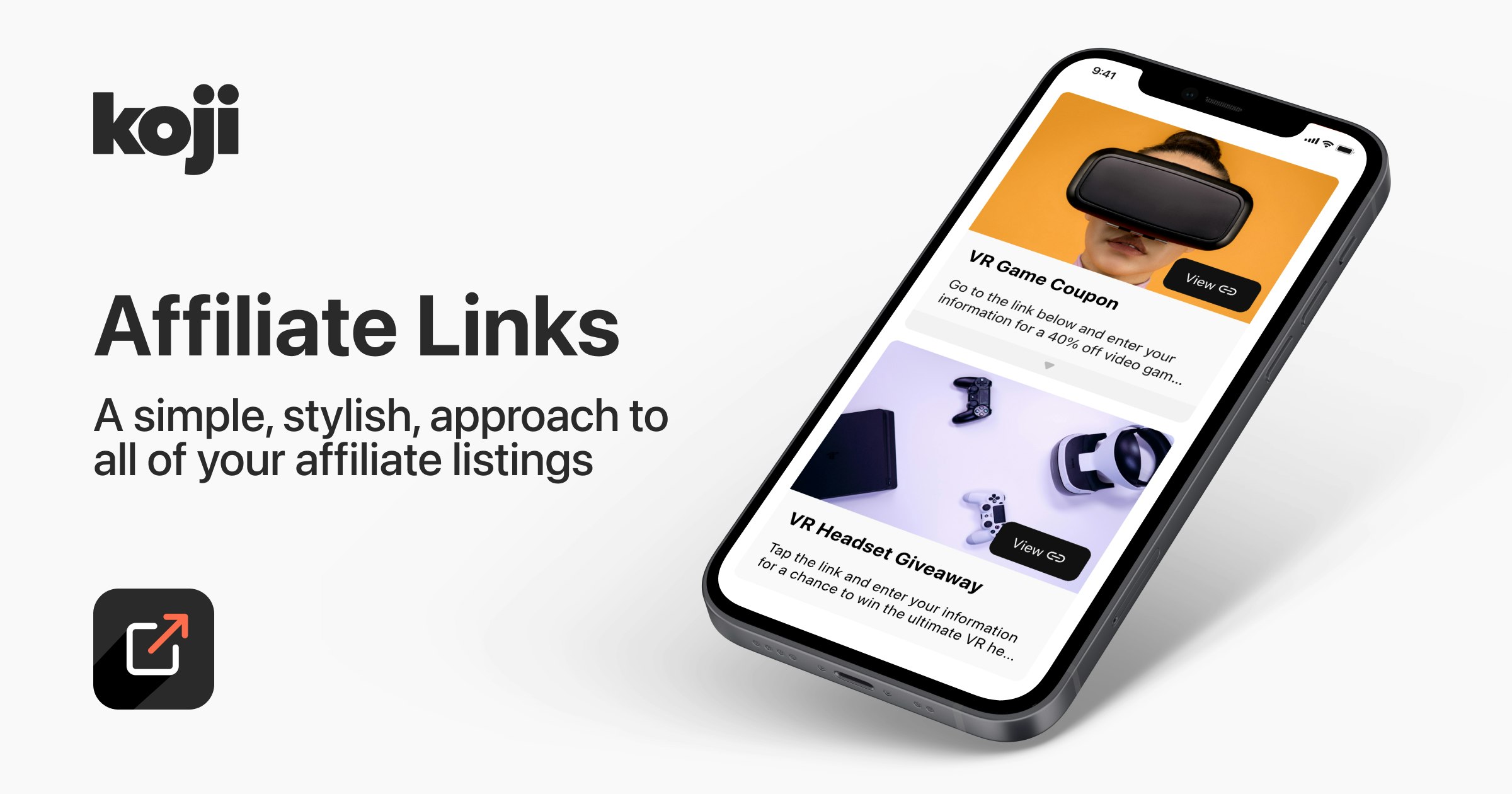 Creator Economy Platform Koji Announces “Affiliate Links” App